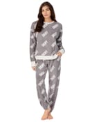 Piżama stretch fleece folded & jogger sleep set - 1