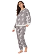 Piżama stretch fleece folded & jogger sleep set - 3