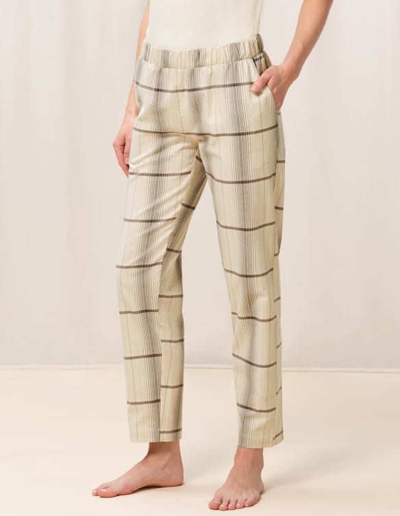 Spodnie od piżamy mix & match tapered flannel